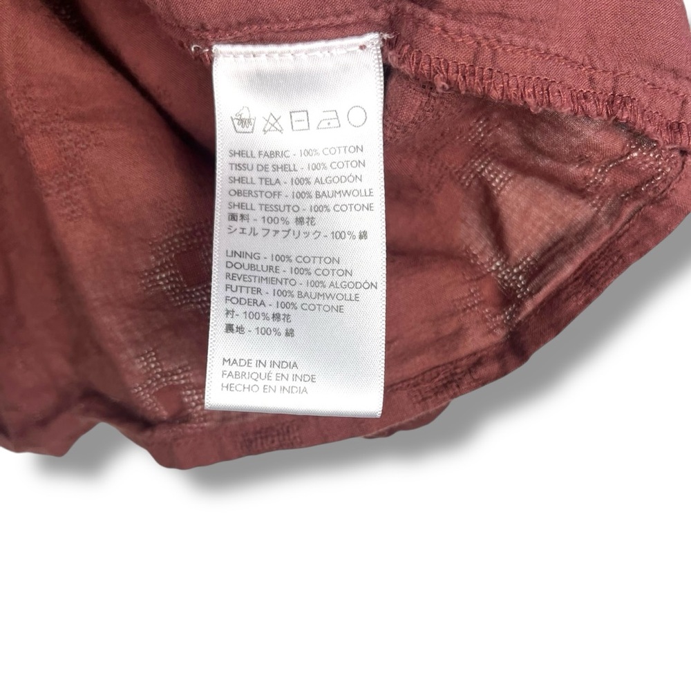 Anthropologie Cleobella Antonia Blouse Romantic Cottagecore XSP Sienna Brown - Picture 9 of 10